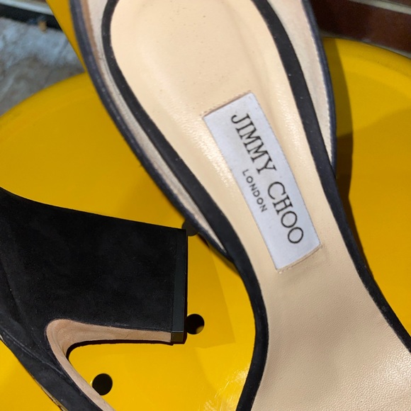 Jimmy Choo London Women’s Black Suede Sandals | GUC | Size 40/US Approx. 8.5-9 - Picture 2 of 9